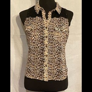 Cheetah print top